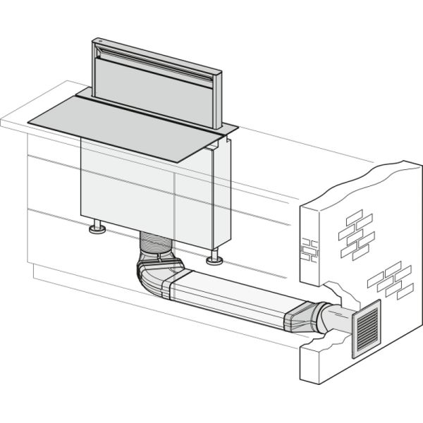 Витяжка вбудована в стільницю Miele DAD 4840 Levantar - фото 6