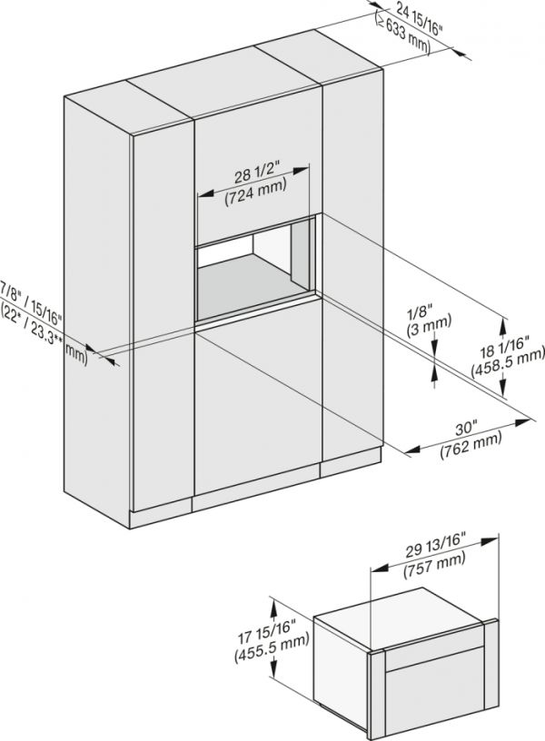 Комбі-пароварка Miele DGC 7440 HC Pro графiтово-сiрий - фото 3
