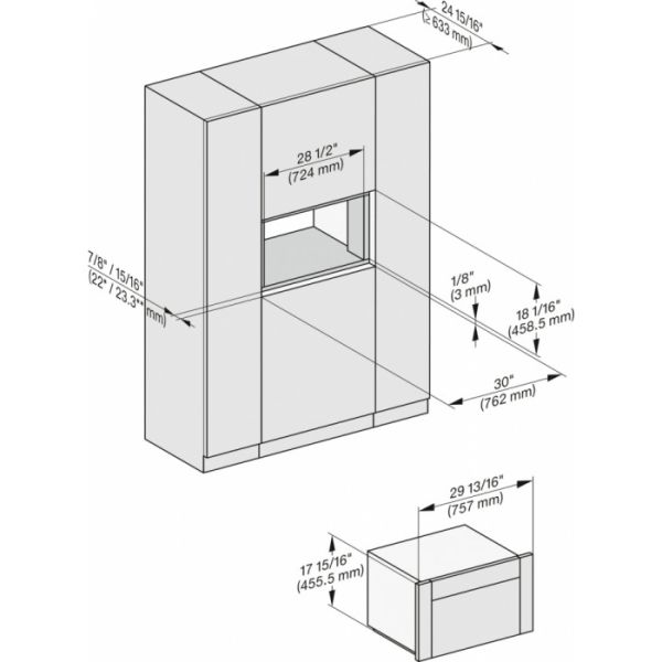 Комбі-пароварка Miele DGC 7440 HCX Pro графітово-сірий - фото 13