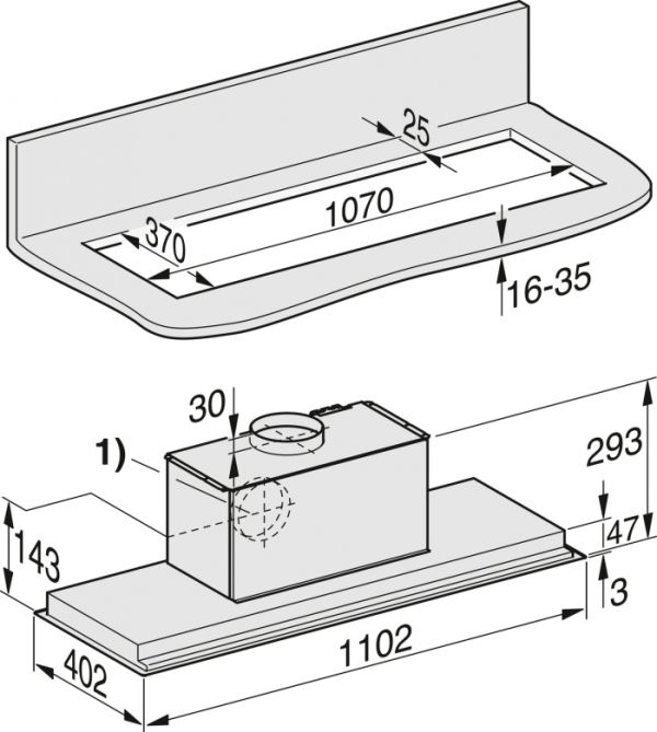 Витяжка кухонна Miele DA 2518 - фото 3