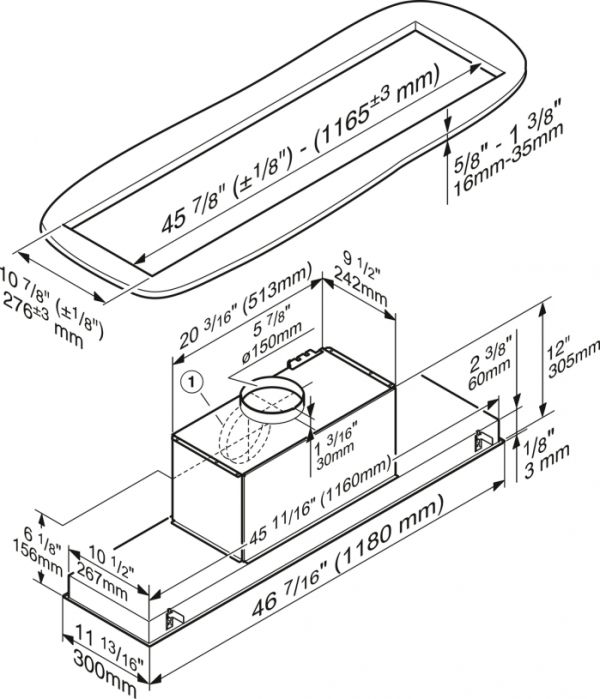 Витяжка кухонна Miele DA 2628