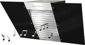 Витяжка настінна Miele DA 6096 W чорний обсидіан