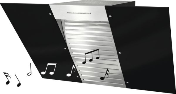 Витяжка настінна Miele DA 6096 W чорний обсидіан - фото 3