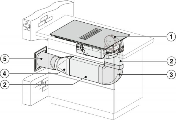 Варильна поверхня індукційна з вбудованою витяжкою Miele KMDA 7473 FL-U Silence - фото 12