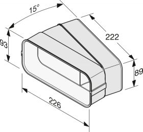 З'єднувальний елемент повітроводу Miele DFK-BH 15