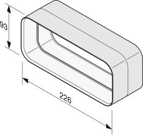 З'єднувальний елемент повітроводу Miele DFK-V