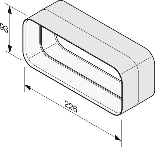 З'єднувальний елемент повітроводу Miele DFK-V