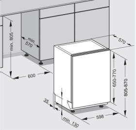 Посудомийна машина вбудована Miele G 7191 SCVi 125 Edition