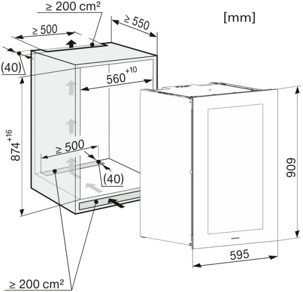 Винный шкаф встроенный Miele KWT 6422 iG GRGR - фото 8