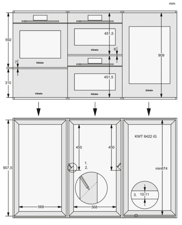 Винный шкаф встроенный Miele KWT 6422 iG GRGR - фото 4