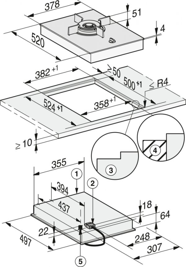 Модульна панель Miele CS 7101-1 FL - фото 3