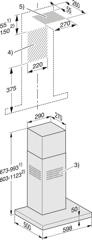 Витяжка Miele DAW 1620 EDST