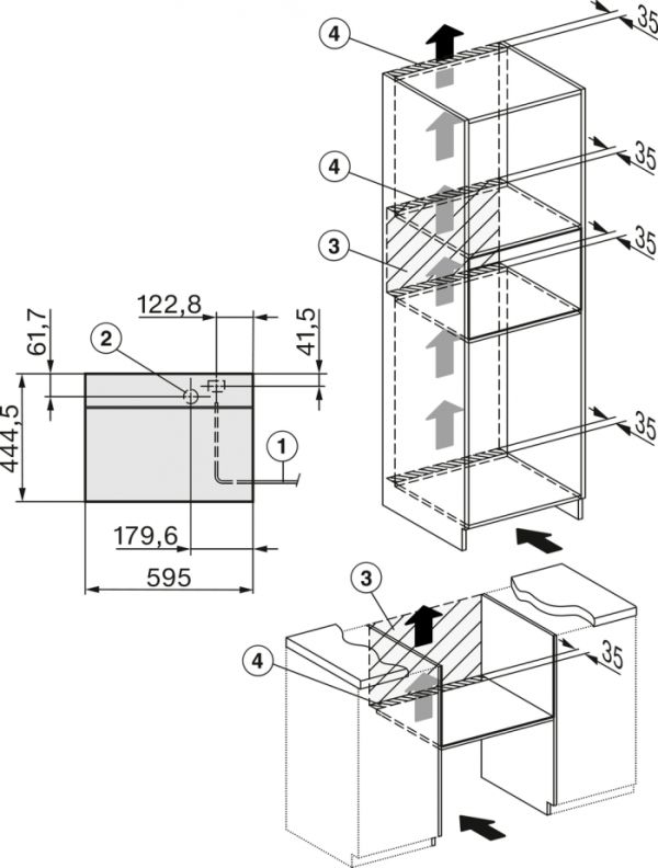 Парова шафа Miele DGM 7440 OBSW - фото 4