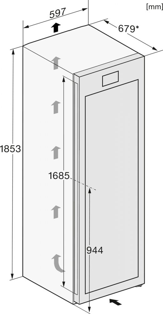 Винний холодильник Miele KWTS 4785 F obsw