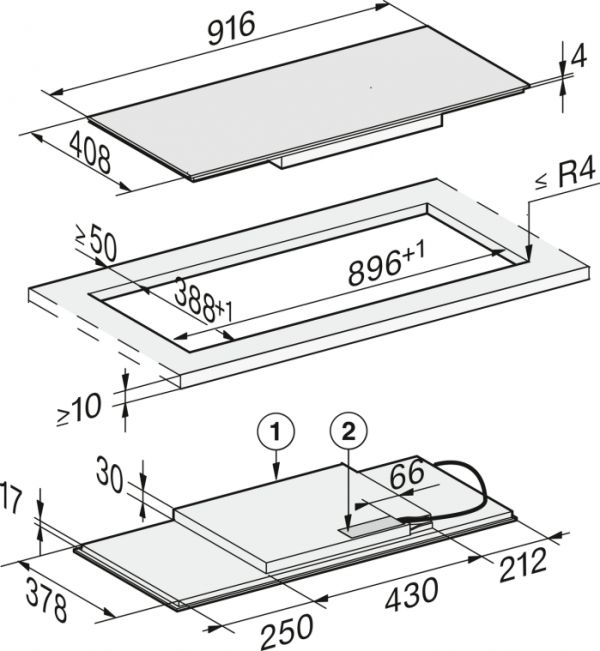 Варильна поверхня Miele KM 7684 FL