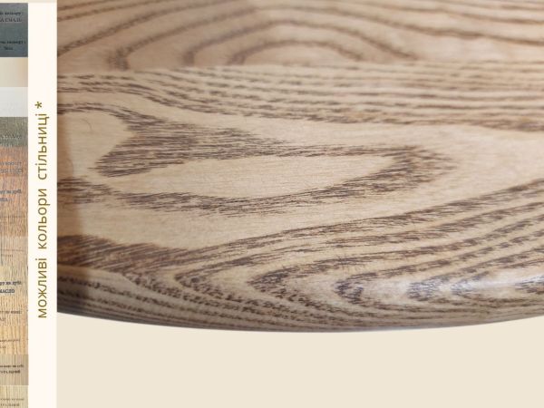 Стіл Латемар круглий, дуб/ясен/олія/віск/розкладний/нерозкладний - фото 3