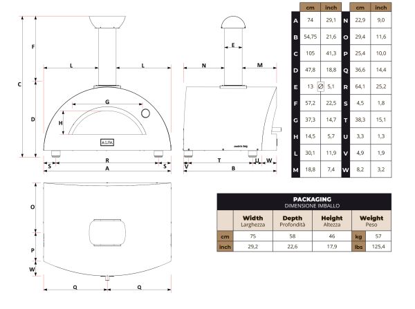 Печь для пиццы Alfa Pizza MODERNO - фото 4