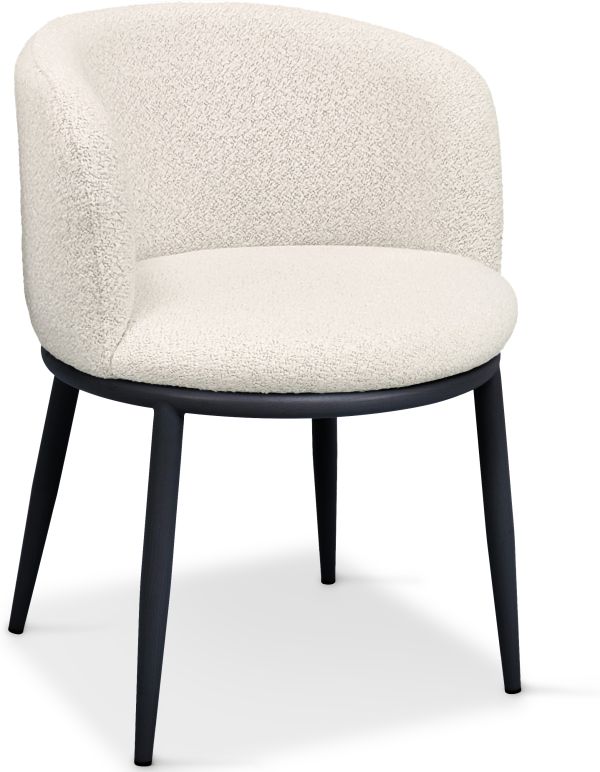 Bali Стул обеденный, Swan feather black feet (16108)