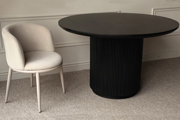 Bali Стілець обідній, Greek marble velvet black base (16109) - фото 7