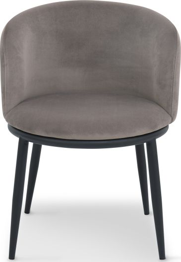 Bali Стул обеденный, Ashen rose velvet black feet (16054)