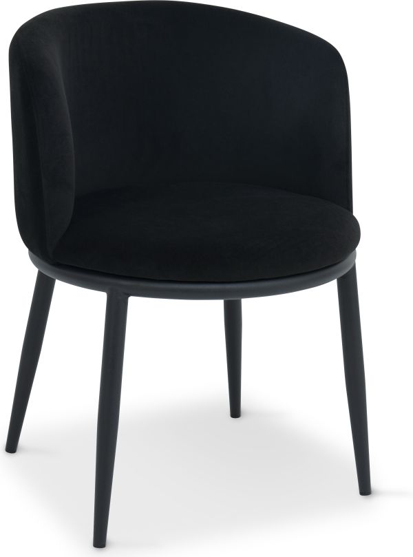 Bali Стул обеденный, Black moon velvet black base (16110) - фото 3