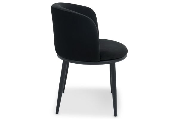 Bali Стул обеденный, Black moon velvet black base (16110) - фото 4