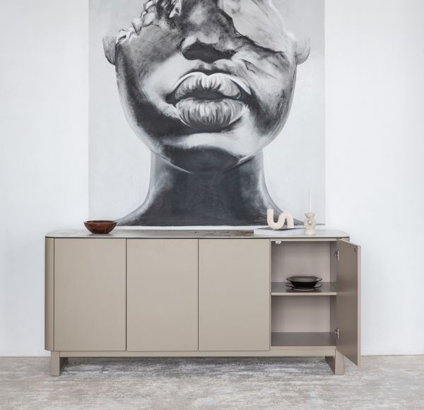 Буфет Кристиано аврора голд + бежевый - фото 2