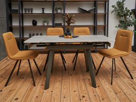 Керамический стол TM-80 вера грей + серый