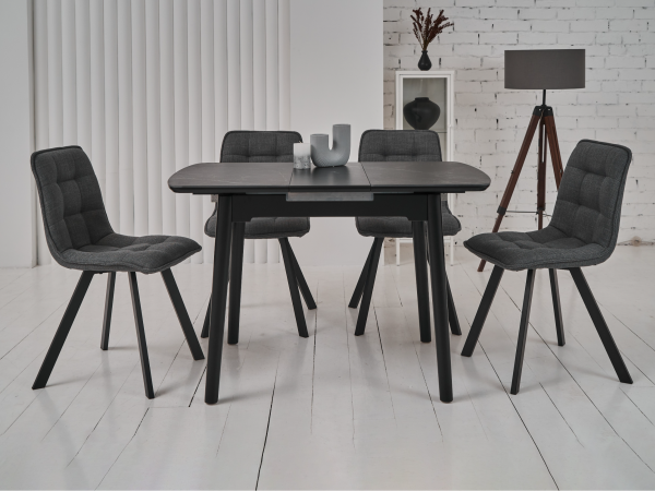 Керамический стол TM-87-1 черный оникс + черный - фото 3