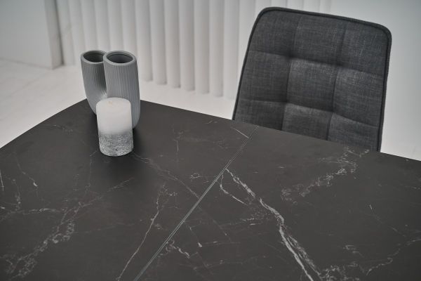 Керамический стол TM-87-1 черный оникс + черный