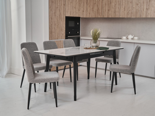 Керамический стол TM-89 каса вайт + черный - фото 4