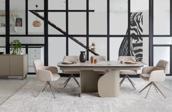 Керамічний стіл Крістіано TML-1300 аврора голд + бежевий - фото 3