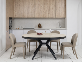 Керамический стол Ноэми TML-996 вествуд + чёрный