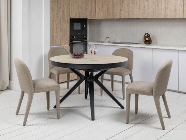 Керамический стол Ноэми TML-996 вествуд + чёрный - фото 3