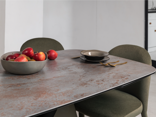 Керамический стол Парис TML-997 айрон бронз + коричневый - фото 5