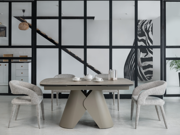 Керамический стол Парис TML-997 иджео беж + бежевый - фото 3