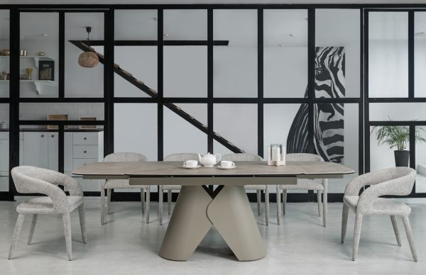 Керамический стол Парис TML-997 иджео беж + бежевый - фото 4