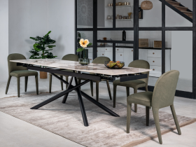 Керамический стол Пино TML-1200 патагония + чёрный