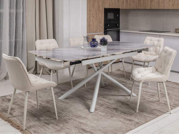 Керамічний стіл Піно TML-1200-1 айсберг + білий