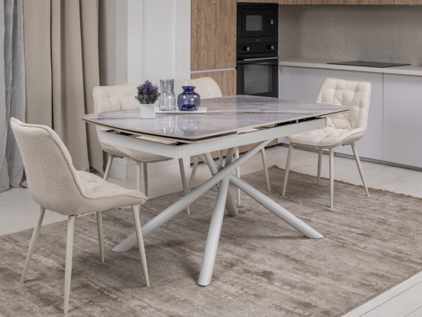 Керамічний стіл Піно TML-1200-1 айсберг + білий - фото 2