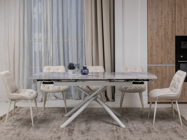 Керамічний стіл Піно TML-1200-1 айсберг + білий - фото 4