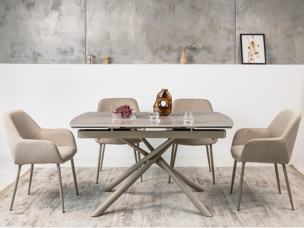 Керамический стол Пино TML-1200-1 мистик грей + капучино - фото 3