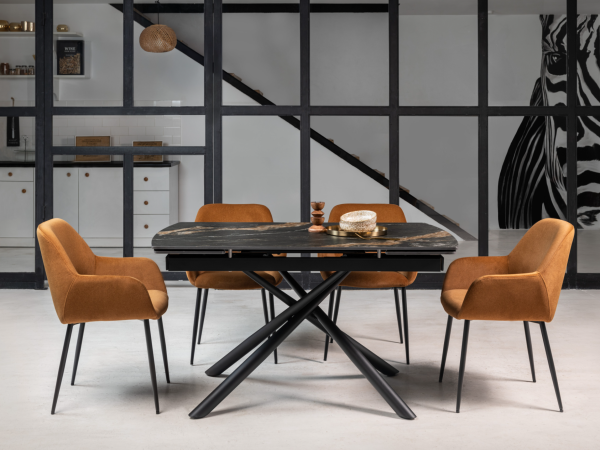 Керамічний стіл Піно TML-1200-1 п'єр блек + чорний - фото 3