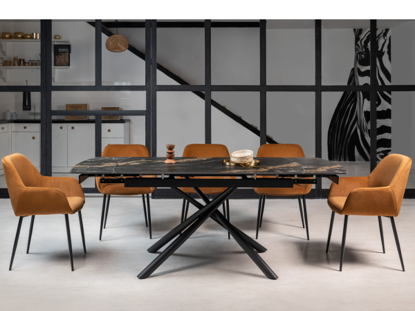 Керамічний стіл Піно TML-1200-1 п'єр блек + чорний - фото 4