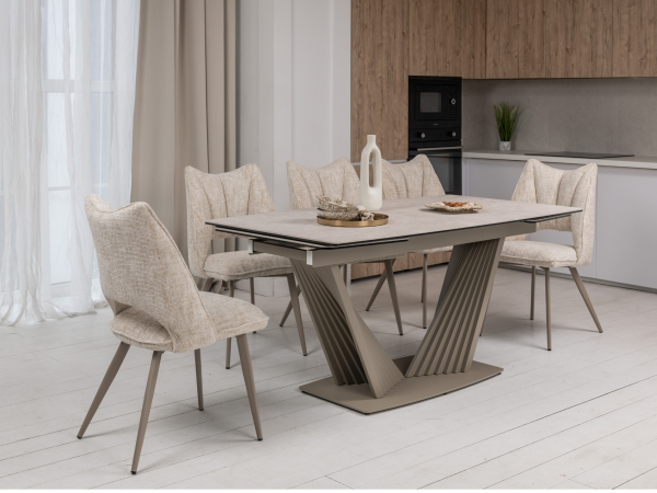 Керамический стол Феличе TML-1000 сахара + бежевый - фото 2