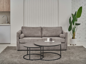 Комплект журнальных столов CT-35 Лоренза петра грей + чёрный