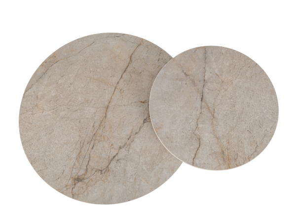 Комплект журнальных столов CT-40 Рокко мистик грей + капучино - фото 3