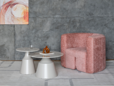 Комплект журнальних столів CT-42 Дадді містік грей + капучино