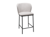 Полубарный стул B-300 айвори + черный