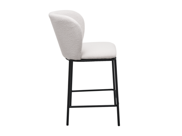 Полубарный стул B-300 айвори + черный - фото 2